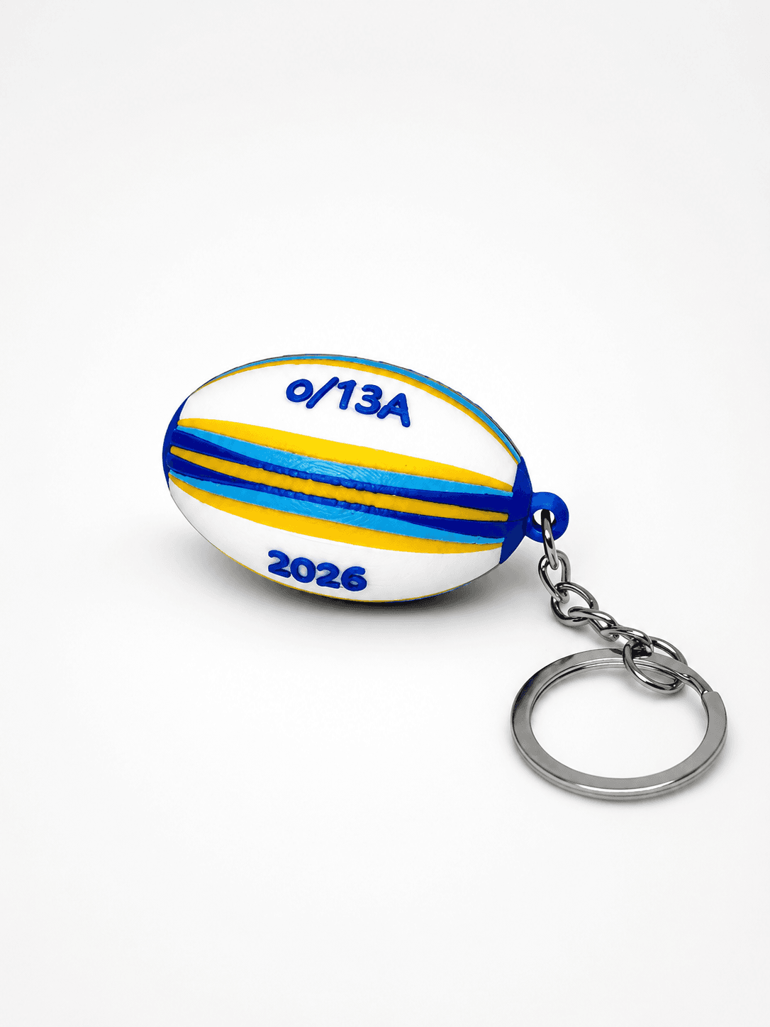Rugby Ball Keyring